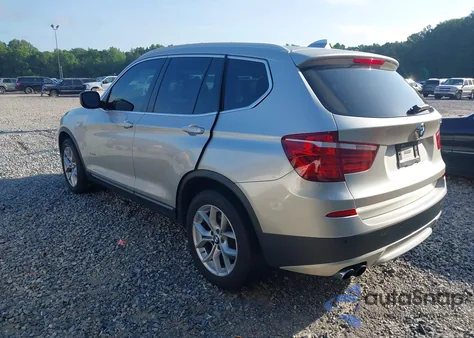 2011 BMW X3 xDrive35I z USA, uszkodzony, nr VIN 5UXWX7C59BL730902